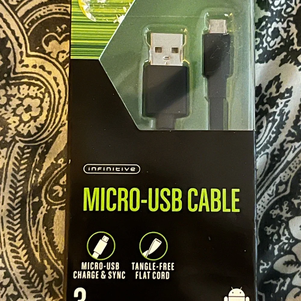 Black Micro-USB Cable